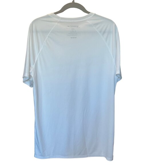 Speedo Men’s White Short Sleeve Rash Guard Swim Shirt | Size M - Picture 2 of 3